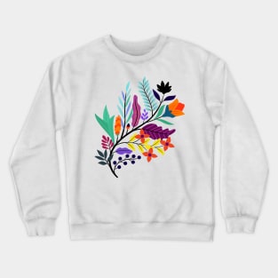 Floral Branch Crewneck Sweatshirt